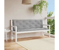 Garden Bench Cushion 59.1"x(19.7"+19.7")x2.8" Oxford Fabric