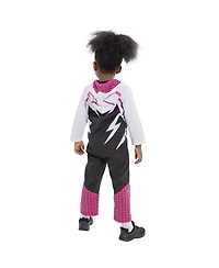 Spider-Man Baby Girls Spider-Gwen Zip Up Cosplay Coverall