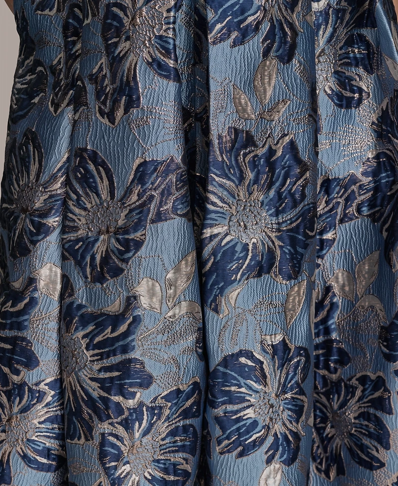 Donna Karan New York Women's Jacquard Strapless A-Line Dress
