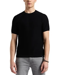 Men's Wipped Relaxed-Fit Textured-Knit Sweater