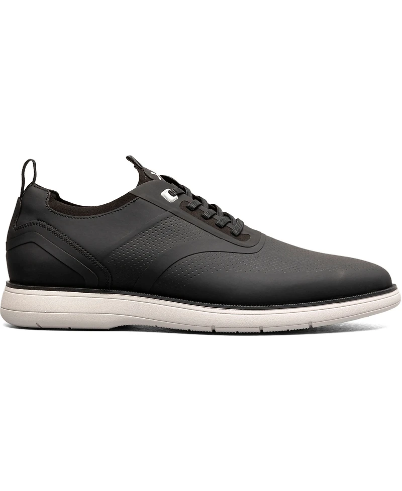 Stacy Adams Men's Everidge Plain Toe Elastic Lace Shoe
