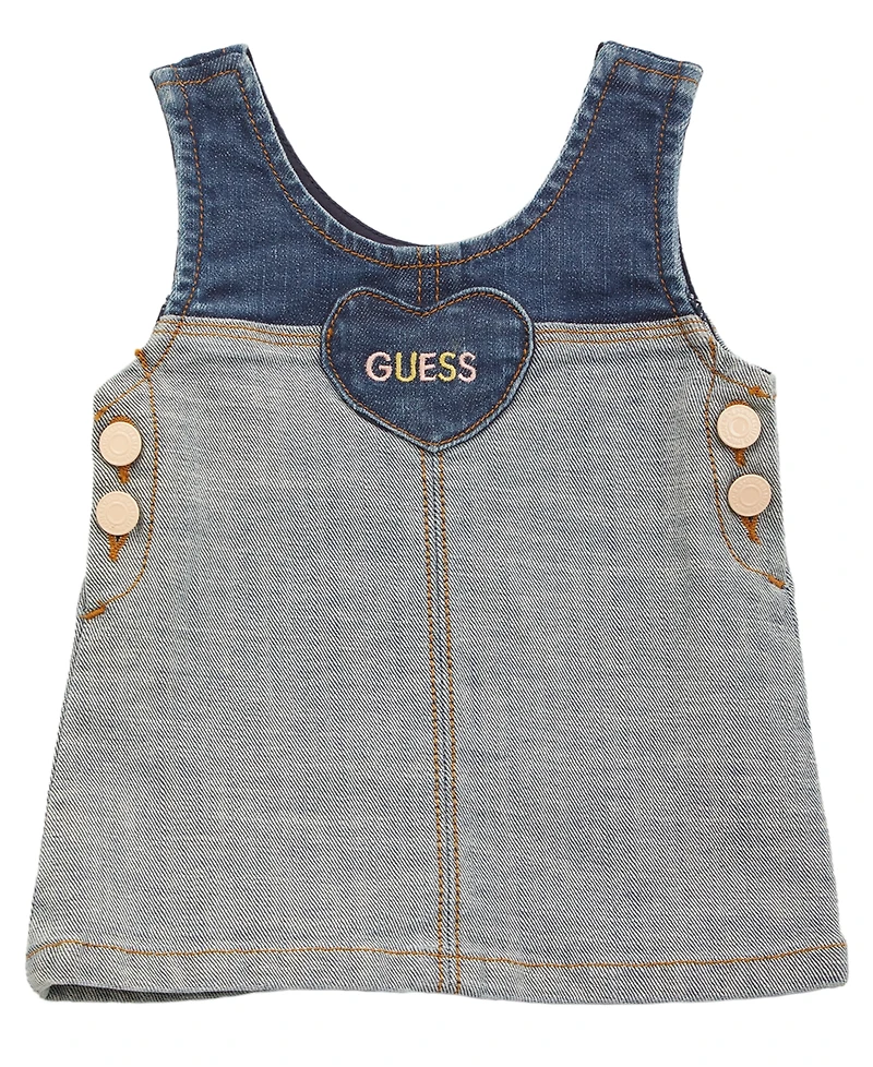 Guess Baby Girl 2-Piece Jersey Bodysuit and Denim Skirtall