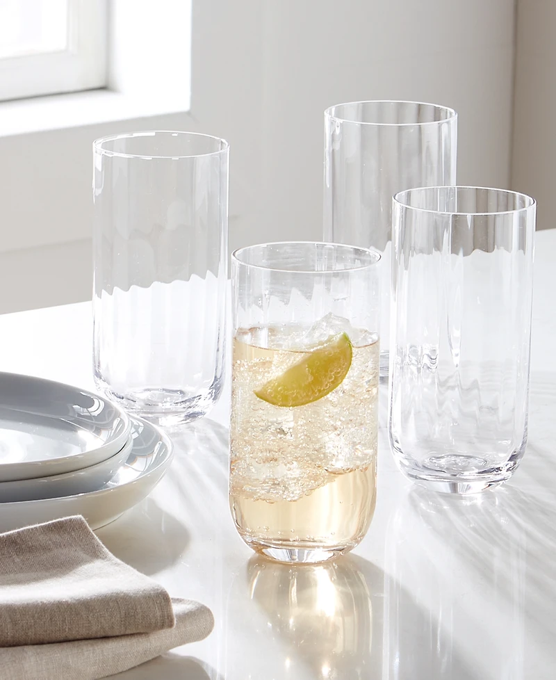 The Cellar Optic Highball Glasses, Set of 4, Exclusively at Macy's