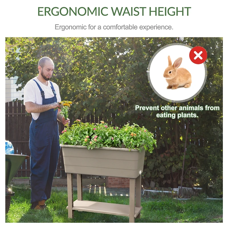 Aoodor Malysha Outdoor Elevated Planter (Set of 3) See More by Winston Porter