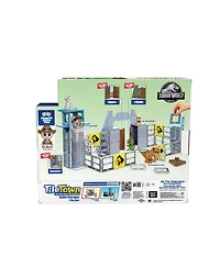Tile Town Jurassic World Dino Escape Magnetic Tiles Playset, 69 Piece