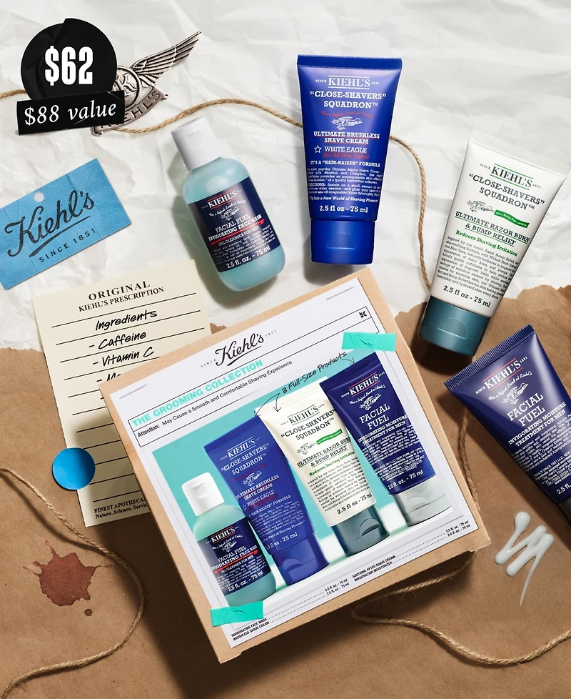 Kiehl's Since 1851 4-Pc. The Grooming Regimen Set