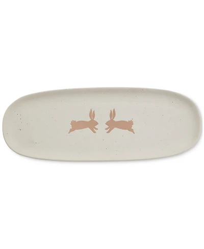 Haven Easter Bunny 14.5" Narrow Serving Tray