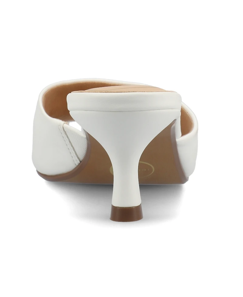 Journee Collection Women's Jeylah Kitten Heel Dress Sandals