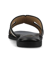 Journee Collection Women's Primah Slide Flat Sandals