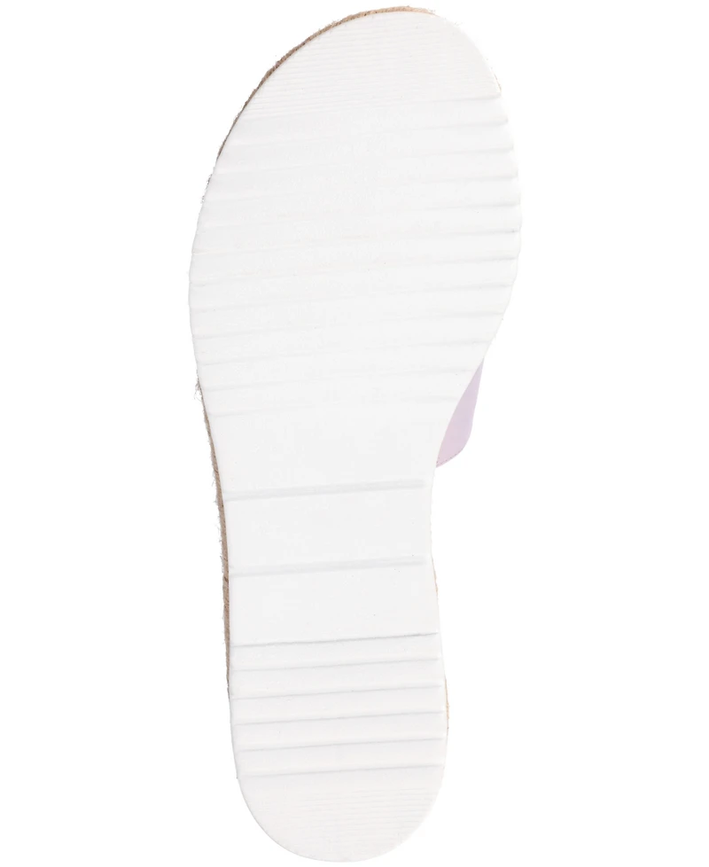 Journee Collection Women's Rosey Espadrille Platform Wedge Sandals