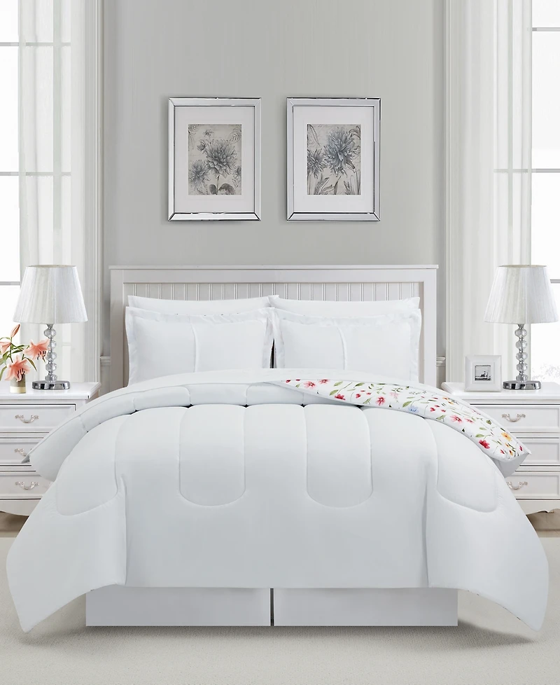 Sunham Natalie Floral 8-Pc. Comforter Sets, Exclusively at Macy's