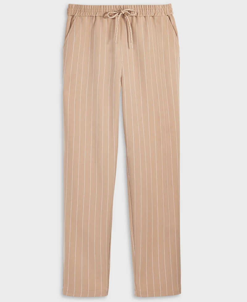 Mode of One Men's Regular-Fit Pinstripe Track Pants, Exclusively at Macy's