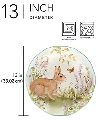 Certified International Easter Meadow Serving Bowl