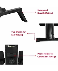 Foldable Magnetic Quiet Operated Fitness Rowing Machine with 10 Level Adjustable Resistance