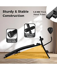 Adjustable Decline Sit Up Bench for Exercise for Home Gym