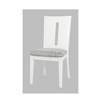 Urban Icon Contemporary Slotback Upholstered Dining Chair (Set of 2)