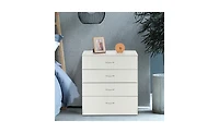 Modern Simple 4-Drawer Dresser for Stylish Storage and Bedroom Organization