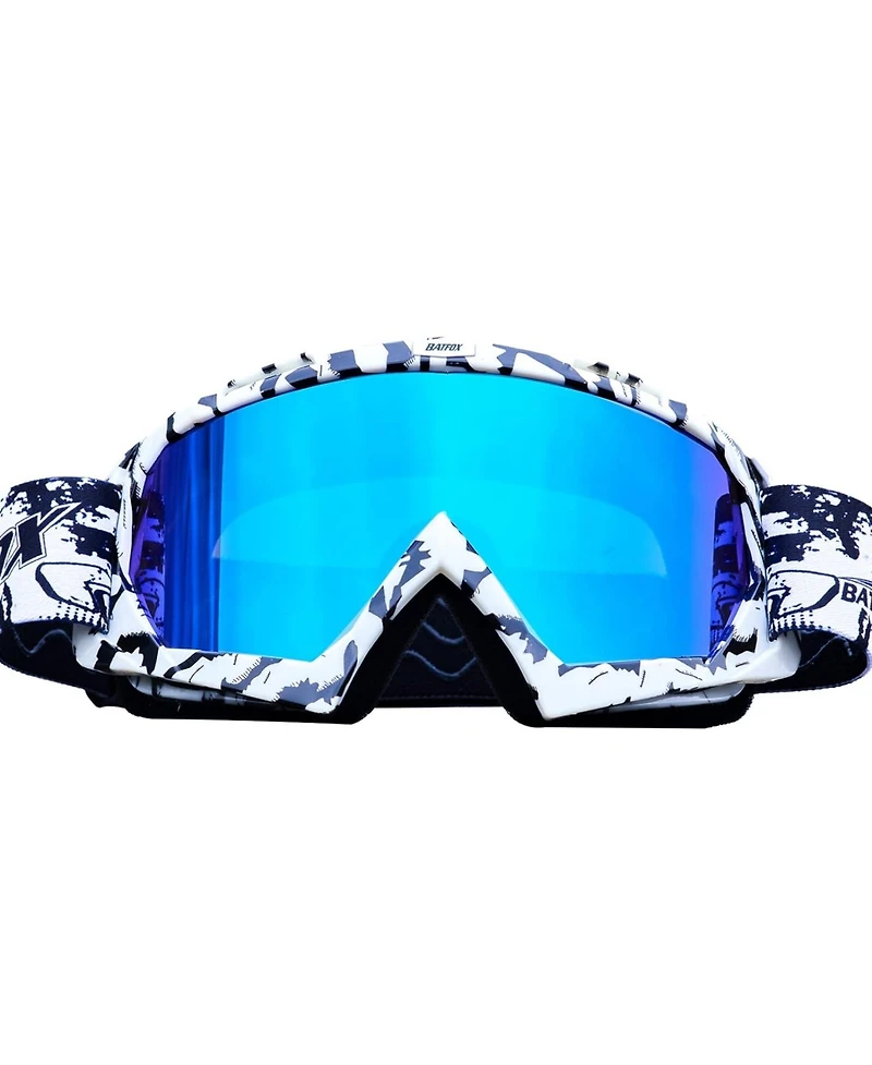 Batfox Dirt Bike Atv Goggles Motorcycle Gear Riding Motocross Dirtbike 4-Wheeler Mx Dh Accessories Glasses for Men Women Youth UV400 Protectio