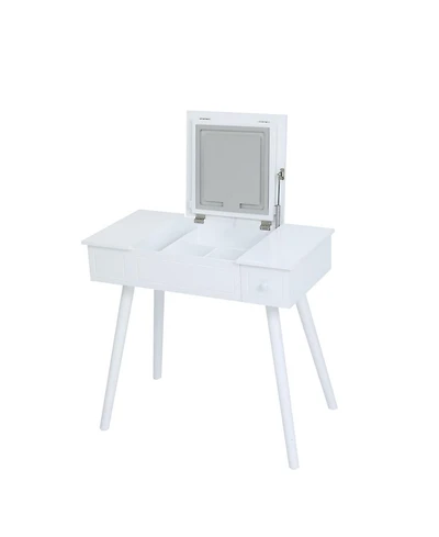 Vanity Table Set with Led Mirror – Modern Makeup Desk with Storage for Bedroom or Dressing Room