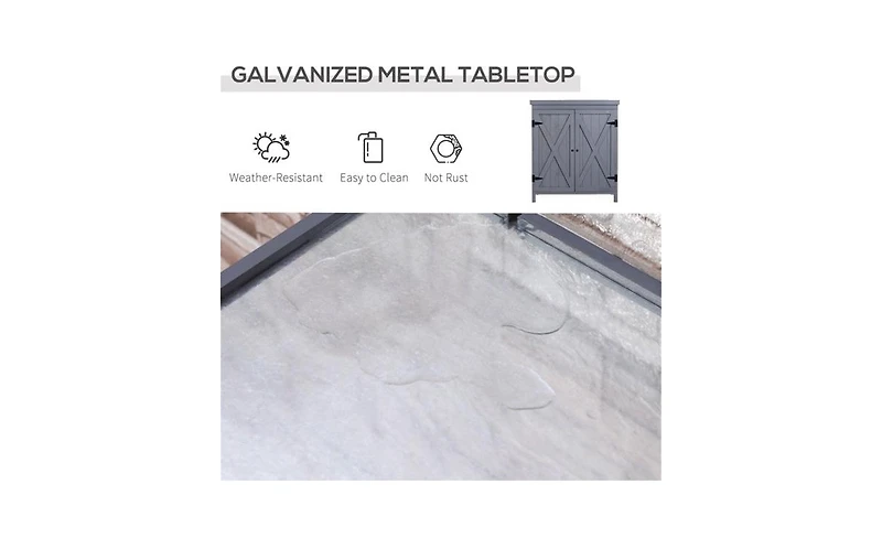 Garden Storage Cabinet – Outdoor Organizer for Tools, Equipment, and Supplies