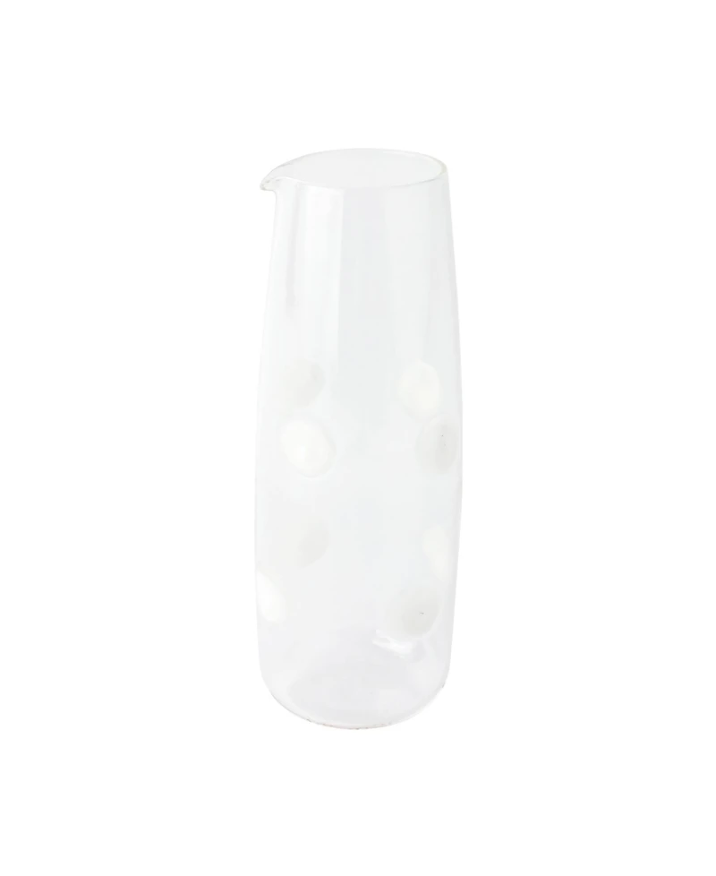 Vietri Drop Glass Pitcher