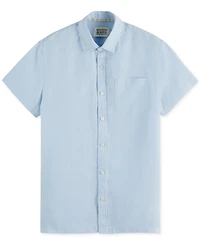 Scotch & Soda Men's Short-Sleeve Linen Shirt