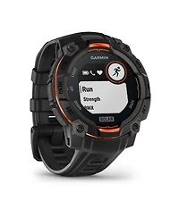 Instinct 3, 45mm Solar, Black/Black