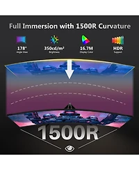 Z-edge 27 inch 1080P Full Hd 240Hz 1ms Curved Gaming Monitor