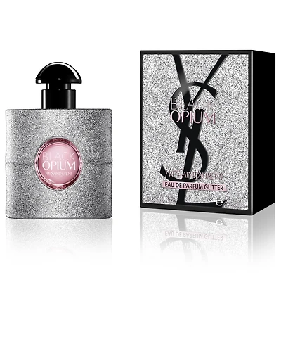Free Ysl Black Opium Glitter 7.5 ml Mini With Any $155+ Purchase of Ysl Mon Paris and Black Opium Fragrances
