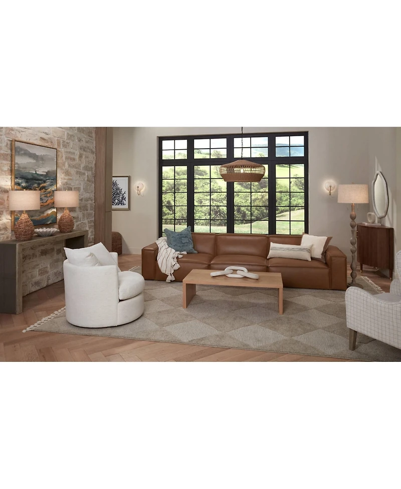 Barnes and Ivy Tuscan Chic 62 1/2" Tall Standing Floor Lamp Pull Chain Gray Natural Faux Wood Finish Living Room Bedroom House