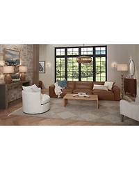 Barnes and Ivy Tuscan Chic 62 1/2" Tall Standing Floor Lamp Pull Chain Gray Natural Faux Wood Finish Living Room Bedroom House