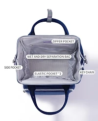 Sunveno Corduroy Comfort Carryall Diaper Backpack