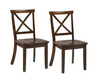 Richmond Cherry X Back Dining Chair (Set of 2)