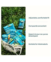 Mosquito Repellent Refillable Wristbands - 4PK & 8 Refills