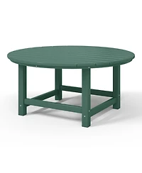 Low Outdoor Hdpe Round Patio Coffee Table