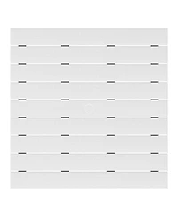 5-Piece Outdoor Patio Hdpe Adirondack Chair With Square Coffee Table Conversation Set