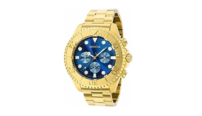 Invicta Men's 36974 Pro Diver Quartz Chronograph Dark Blue Dial Watch