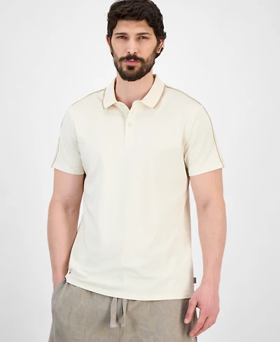 Guess Men's Quattro Crest Short Sleeve Polo Shirt