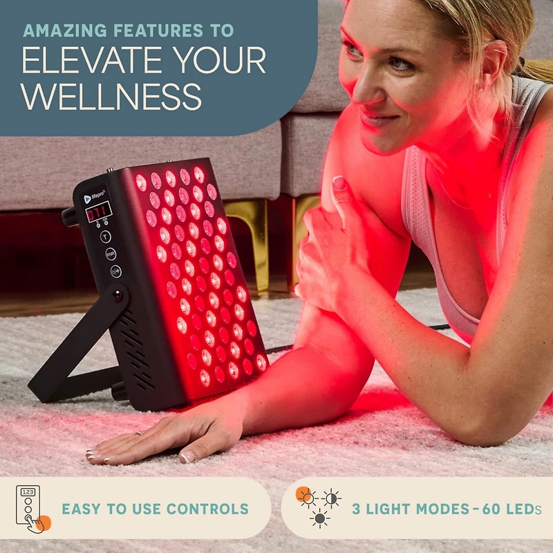 LifePro Red Light Therapy Panel - Infrared Light for Pain Relief, Inflammation, Skin Health, and Improved Circulation