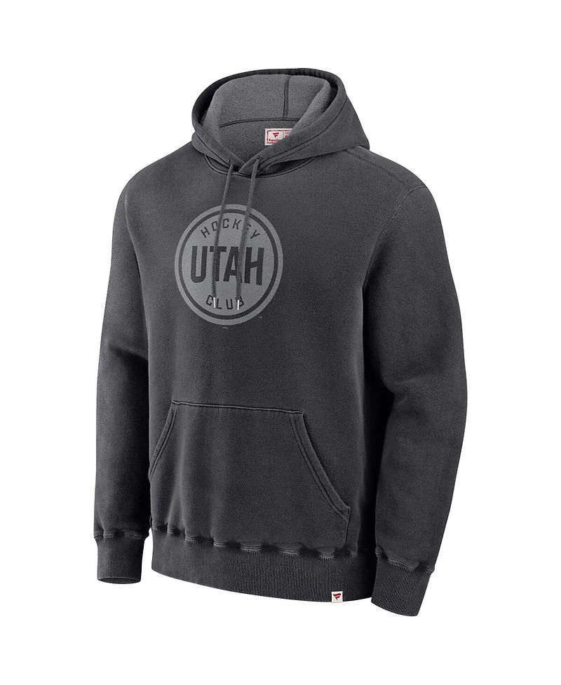 Fanatics Men's Black Utah Hockey Club Made Canada Pullover Hoodie