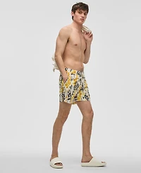 Mode of One Men's Fashion Animal Regular-Fit Printed Swim Trunks, Exclusively at Macy's