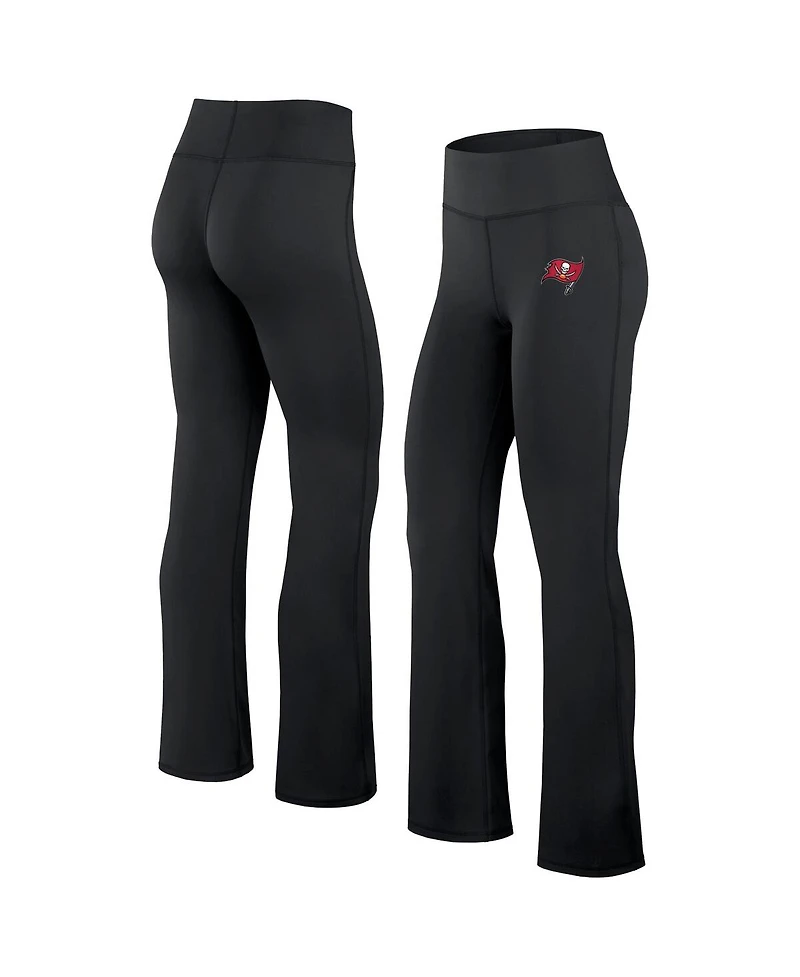 Fanatics Women's Black Tampa Bay Buccaneers Maxed Out Flare Leggings