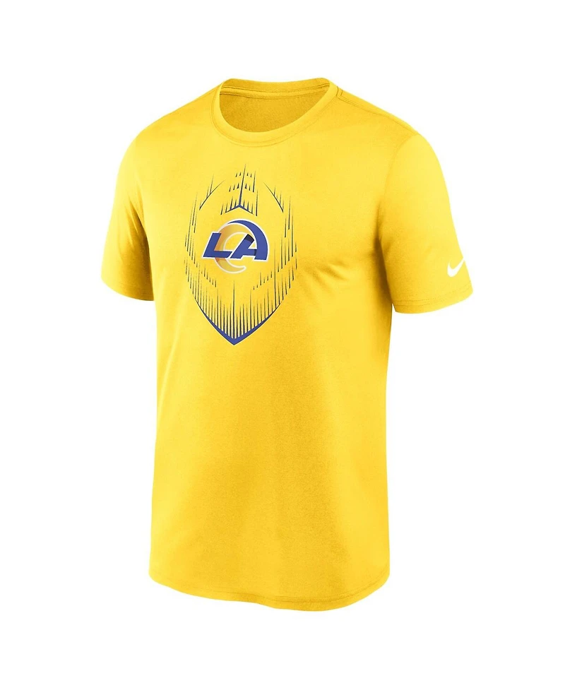 Nike Men's Gold Los Angeles Rams Primetime Legend Icon Performance T-Shirt