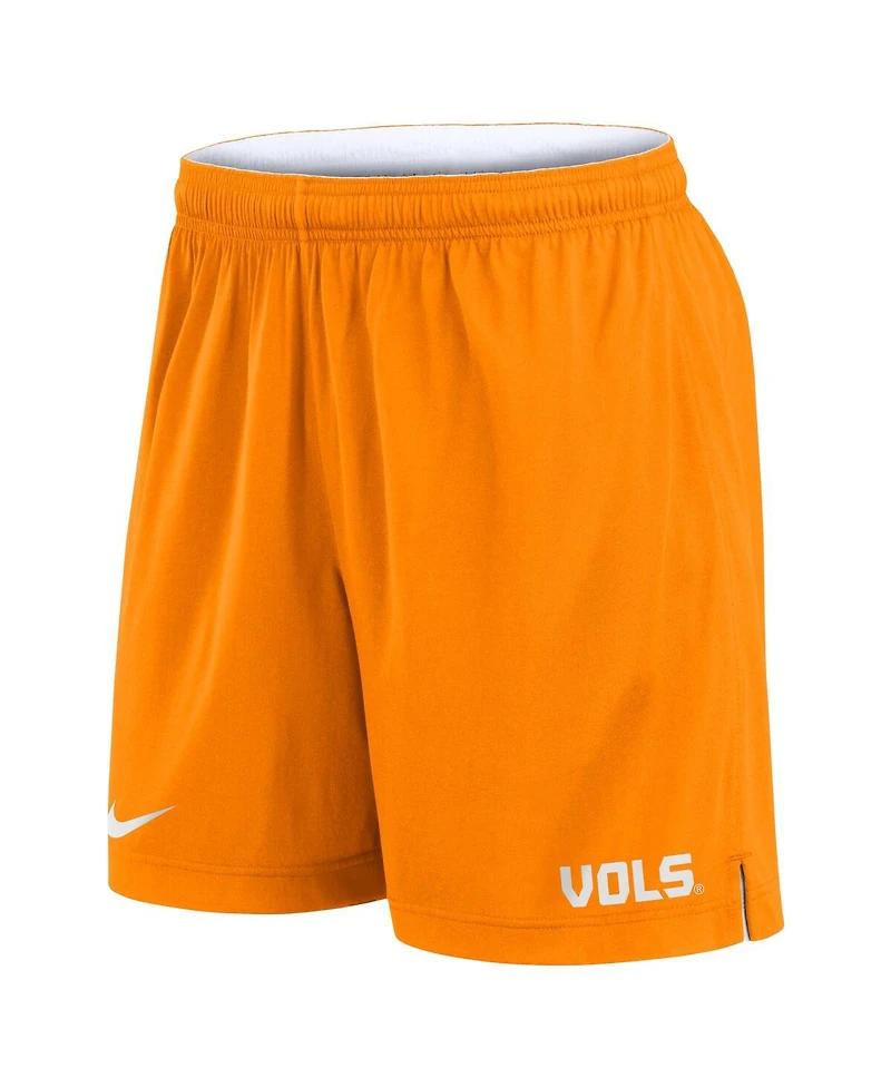 Nike Men's White/Tennessee Orange Tennessee Volunteers Primetime Reversible Performance Shorts