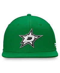 Fanatics Men's Kelly Green Dallas Stars Core Primary Logo Snapback Hat