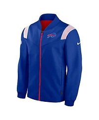 Nike Men's Royal Buffalo Bills Sideline Coaches Bomber Full-Zip Jacket