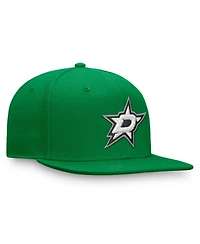 Fanatics Men's Kelly Green Dallas Stars Core Primary Logo Snapback Hat