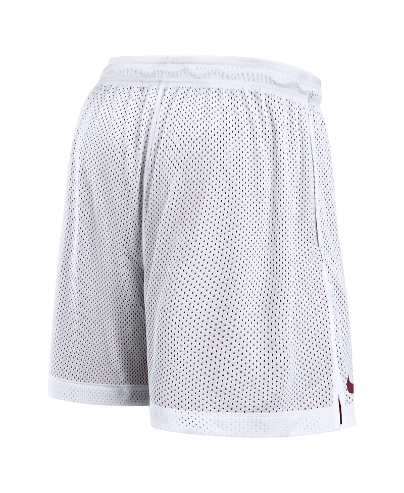 Nike Men's White/Garnet Florida State Seminoles Primetime Reversible Performance Shorts