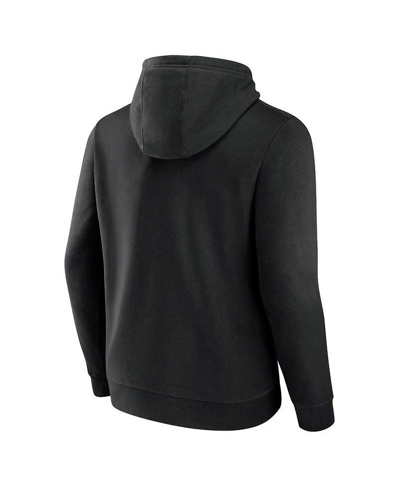 Fanatics Men's Black Toronto Raptors Primary Logo Pullover Hoodie