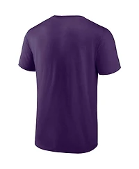 Fanatics Men's Purple Baltimore Ravens Chrome Dimension T-Shirt